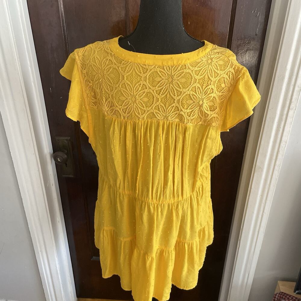 TORRID Tunic Top Yellow - Picture 4 of 10